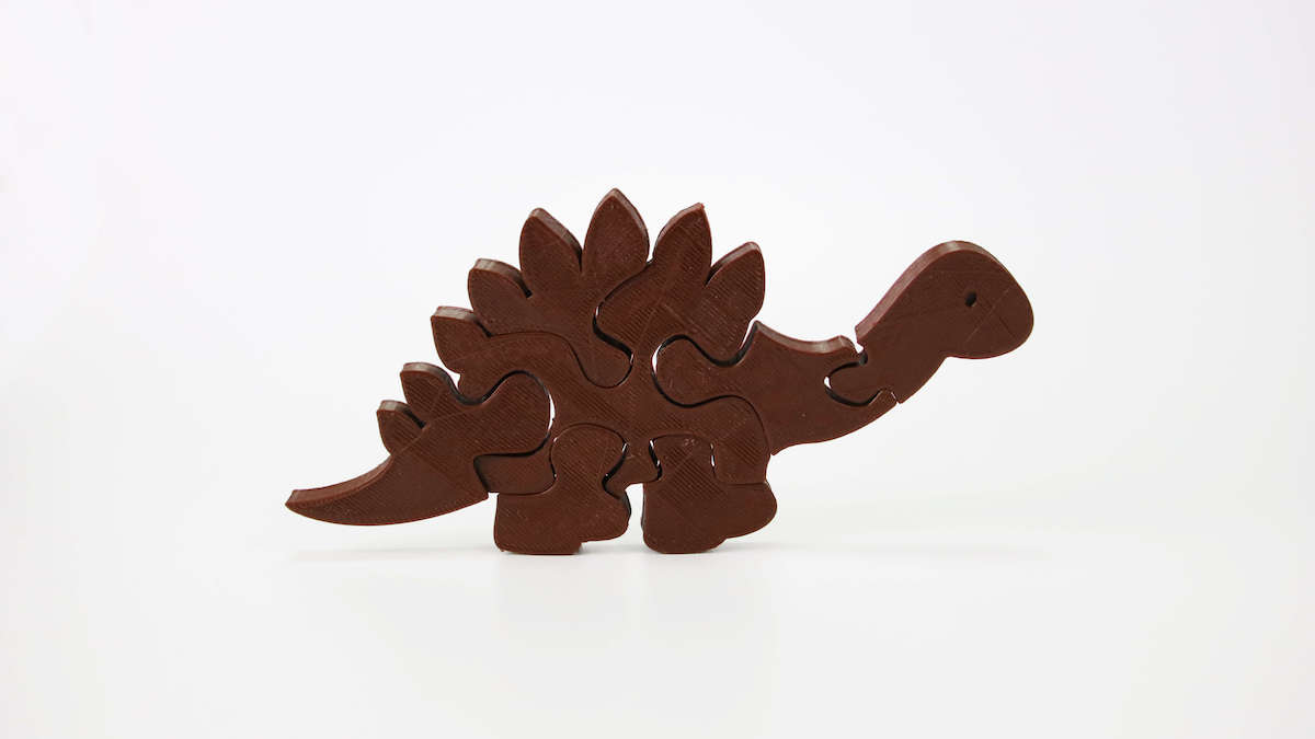 dinosaur puzzle - stegosaurus